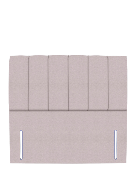 John Lewis Ada Full Depth Upholstered Headboard, Double, Herringbone Oat