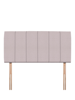 John Lewis Amelia Upholstered Headboard, Double, Herringbone Oat