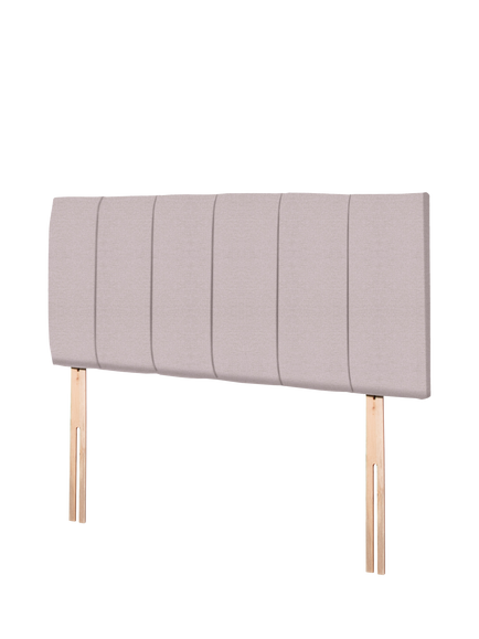 John Lewis Amelia Upholstered Headboard, King Size - view 2, Herringbone Oat