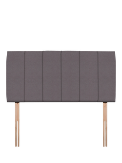 John Lewis Amelia Upholstered Headboard, King Size, Velveteen Taupe