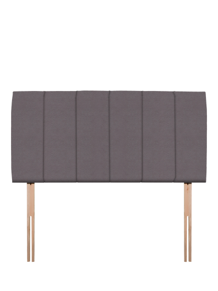 John Lewis Amelia Upholstered Headboard, King Size, Velveteen Taupe