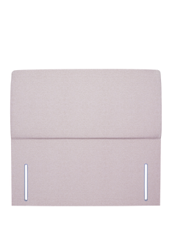 John Lewis Phoebe Full Depth Upholstered Headboard, Double, Herringbone Oat