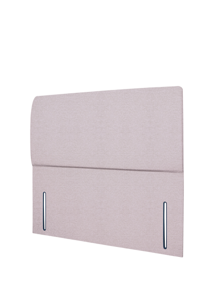 John Lewis Phoebe Full Depth Upholstered Headboard, Double - view 2, Herringbone Oat