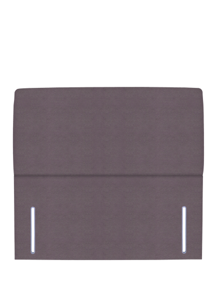 John Lewis Phoebe Full Depth Upholstered Headboard, King Size, Velveteen Taupe
