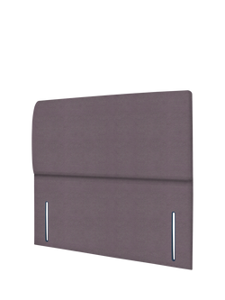 John Lewis Phoebe Full Depth Upholstered Headboard, King Size - view 2, Velveteen Taupe