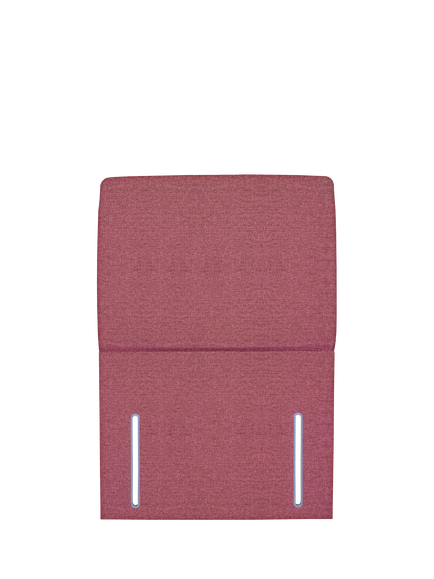 John Lewis Phoebe Full Depth Upholstered Headboard, Single, Herringbone Rose