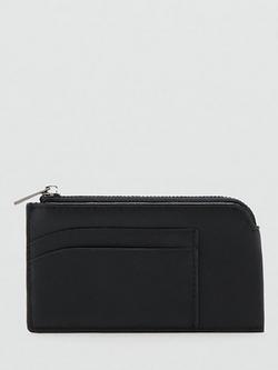 Mango Zip Around Purse, Black, Black