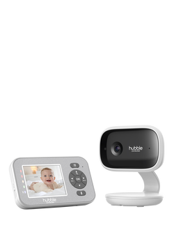 Hubble Nursery Explore 2.8" Video Baby Monitor with Night vision and Digital Zoom, White