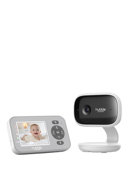 Hubble Nursery Explore 2.8" Video Baby Monitor with Night vision and Digital Zoom, White