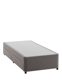 Silentnight OUTLET Non Sprung 2 Drawer Divan Storage Bed, Single, Like New, 