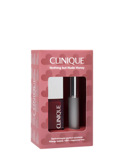 Clinique Limited Edition Almost Lipstick and Pop Lip + Cheek Oil Duo Makeup Gift Set, Nude Honey, 