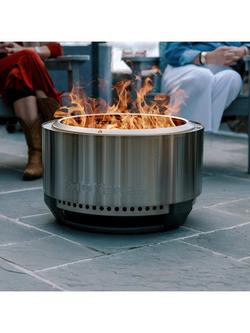 Solo Stove Summit 24 Smokeless Stainless Steel Firepit & Stand - view 2, Silver