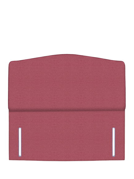 John Lewis Lydia Full Depth Upholstered Headboard, Small Double, Herringbone Rose