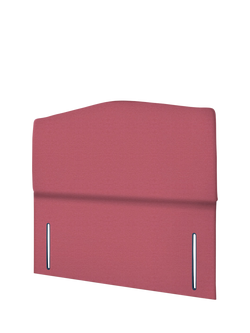 John Lewis Lydia Full Depth Upholstered Headboard, Small Double - view 2, Herringbone Rose