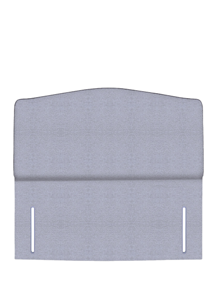 John Lewis Lydia Full Depth Upholstered Headboard, Double, Herringbone Grey