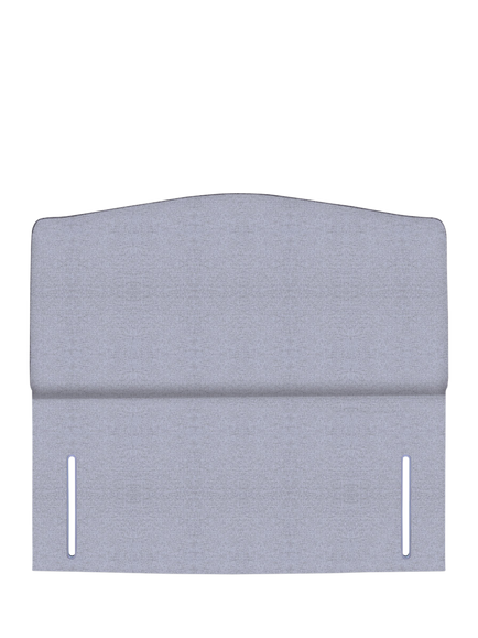 John Lewis Lydia Full Depth Upholstered Headboard, King Size, Herringbone Grey