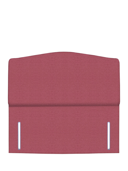 John Lewis Lydia Full Depth Upholstered Headboard, King Size, Herringbone Rose