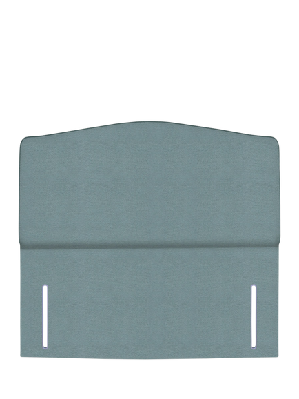 John Lewis Lydia Full Depth Upholstered Headboard, King Size, Velveteen Sage