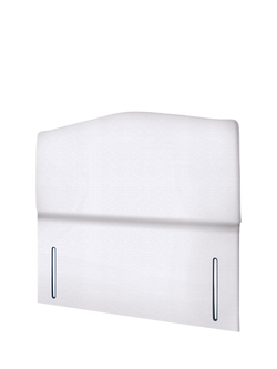 John Lewis Lydia Full Depth Upholstered Headboard, King Size - view 2, Brushedweave Silver