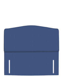 John Lewis Lydia Full Depth Upholstered Headboard, King Size, Brushedweave Denim