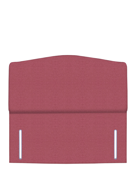 John Lewis Lydia Full Depth Upholstered Headboard, Super King Size, Herringbone Rose