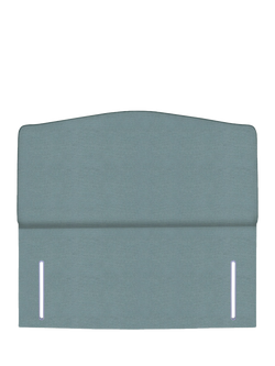 John Lewis Lydia Full Depth Upholstered Headboard, Super King Size, Velveteen Sage