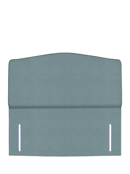 John Lewis Lydia Full Depth Upholstered Headboard, Super King Size, Velveteen Sage
