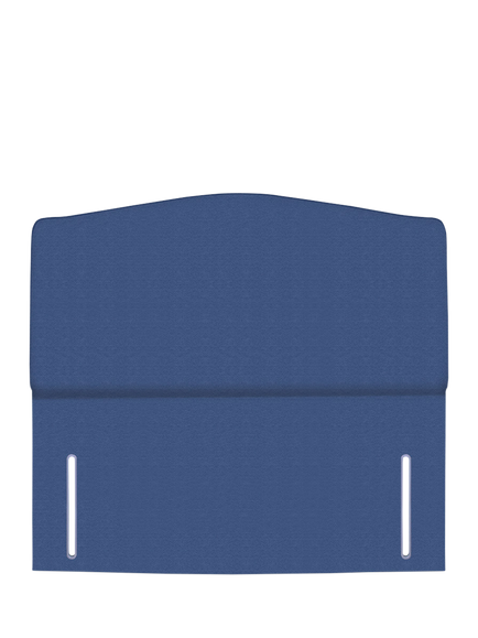 John Lewis Lydia Full Depth Upholstered Headboard, Super King Size, Brushedweave Denim