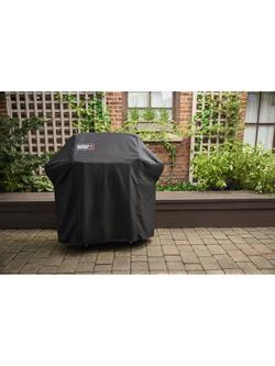Weber Spirit E-310 3-Burner Gas BBQ Protective Cover - view 2, Black