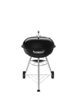 Weber Compact Kettle Charcoal BBQ, 57cm, Black
