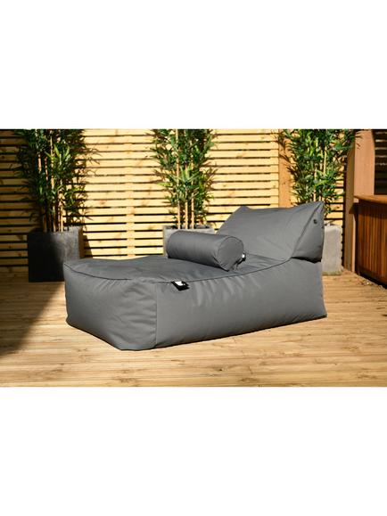 Extreme Lounging B Bed Garden Beanbag, Stone - view 2, Stone