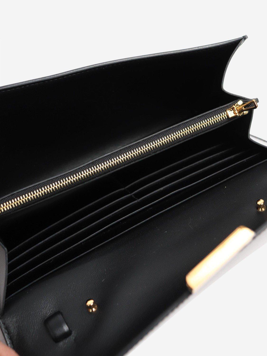 Product image 8 of 9, which shows Pre-loved Hermès Constance to Go Leather Wallet, Black