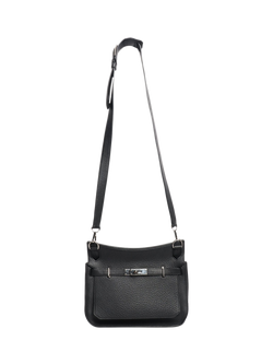 Pre-loved Hermès 2012 Jypsiere 28 Leather Shoulder Bag, Black - view 2, Black