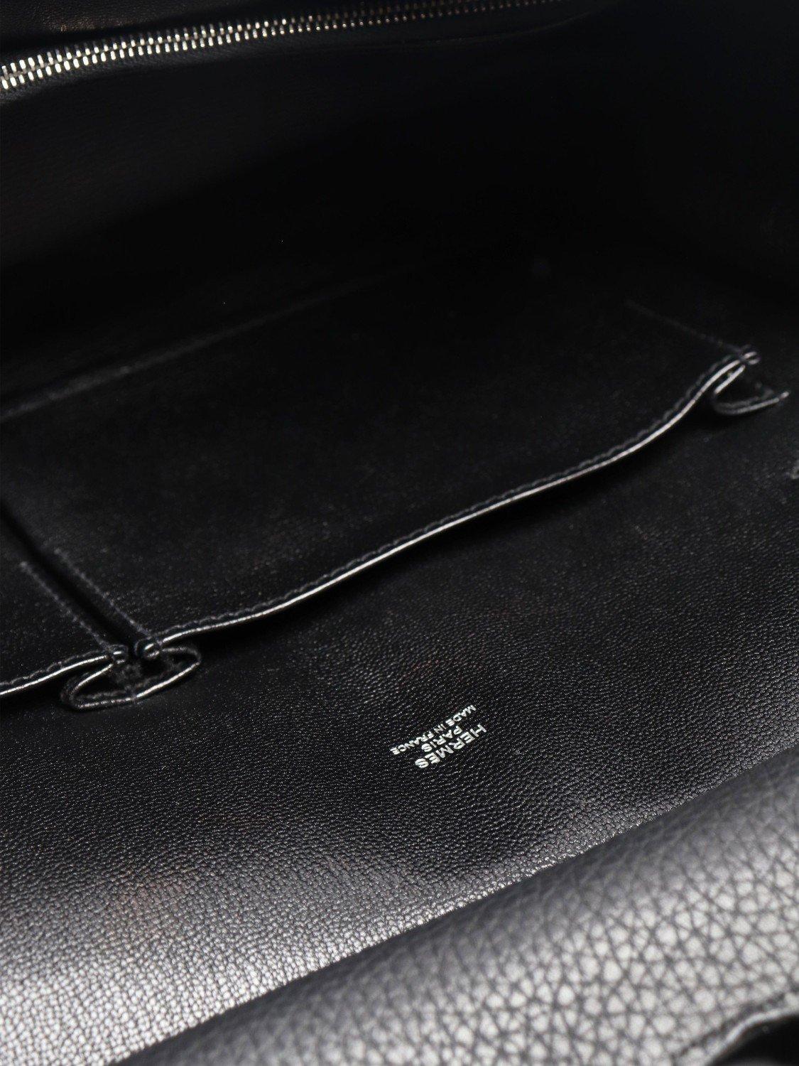 Product image 7 of 8, which shows Pre-loved Hermès 2012 Jypsiere 28 Leather Shoulder Bag, Black