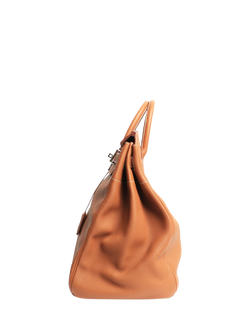 Pre-loved Hermès HAC Birkin 40 Togo Leather Bag, Gold - view 2, Brown