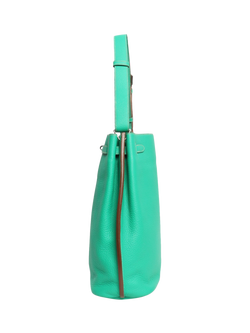 Pre-loved Hermès 2012 So Kelly Clemence Leather Shoulder Bag, Green - view 2, Green