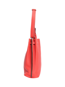 Pre-loved Hermès 2014 So Kelly Leather Shoulder Bag, Red - view 2, Red