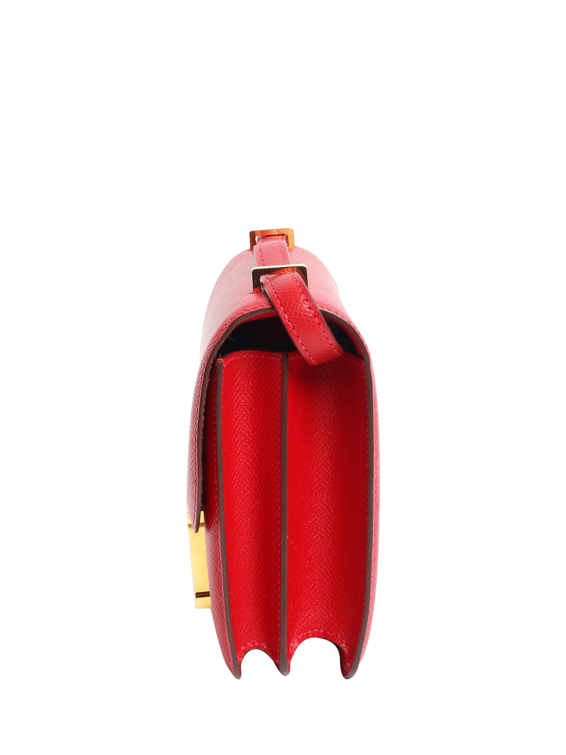 Product image 4 of 9, which shows Pre-loved Hermès Constance 18 Epsom Leather Crossbody Bag, Red