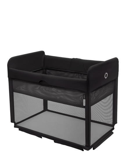 Bugaboo Stardust Pop-Up Travel Cot, Midnight Black - view 2, Midnight Black