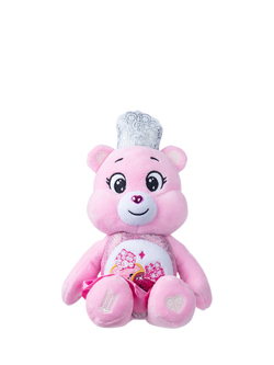 Care Bears x Wicked Fun Size Plush Love-a-Lot Bear as Glinda, Pink, Multi