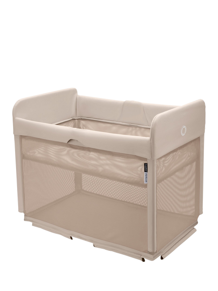 Bugaboo Stardust Pop-Up Travel Cot, Desert Taupe - view 2, Desert Taupe