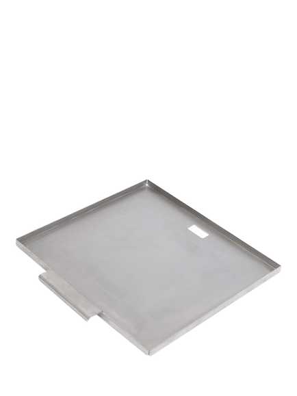 Bertha Outdoor Charcoal Oven Stainless Steel Plancha, Silver