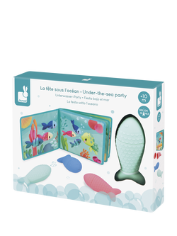 Janod Under the Sea Party Baby Book Bath Toy - view 2, Multi