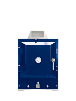 Bertha Original Table Top Outdoor Charcoal Oven, Dark Blue