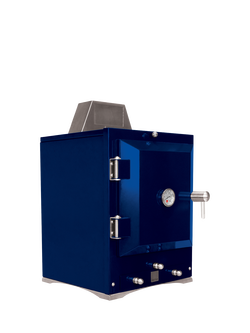 Bertha Original Table Top Outdoor Charcoal Oven - view 2, Dark Blue
