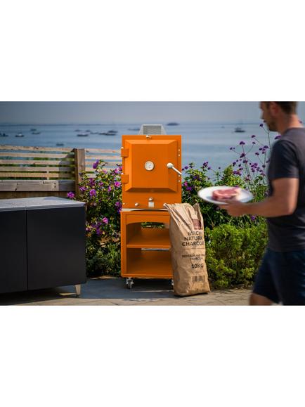 Bertha Original Table Top Charcoal Outdoor Oven with Stand & Drawers - view 2, Orange