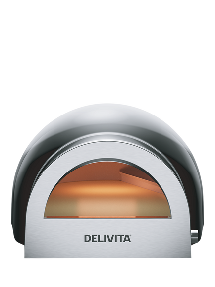 DeliVita Flow Dual Fuel Pizza Oven, Red - view 2, Black