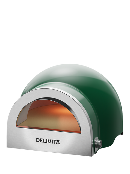 DeliVita Flow Dual Fuel Pizza Oven, Red, Green