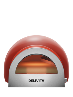 DeliVita Flow Dual Fuel Pizza Oven, Red - view 2, Red