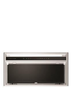 Fisher & Paykel OUTLET HP60IHCB4 60cm Built In Extractor Cooker Hood, Like New, Black, Black